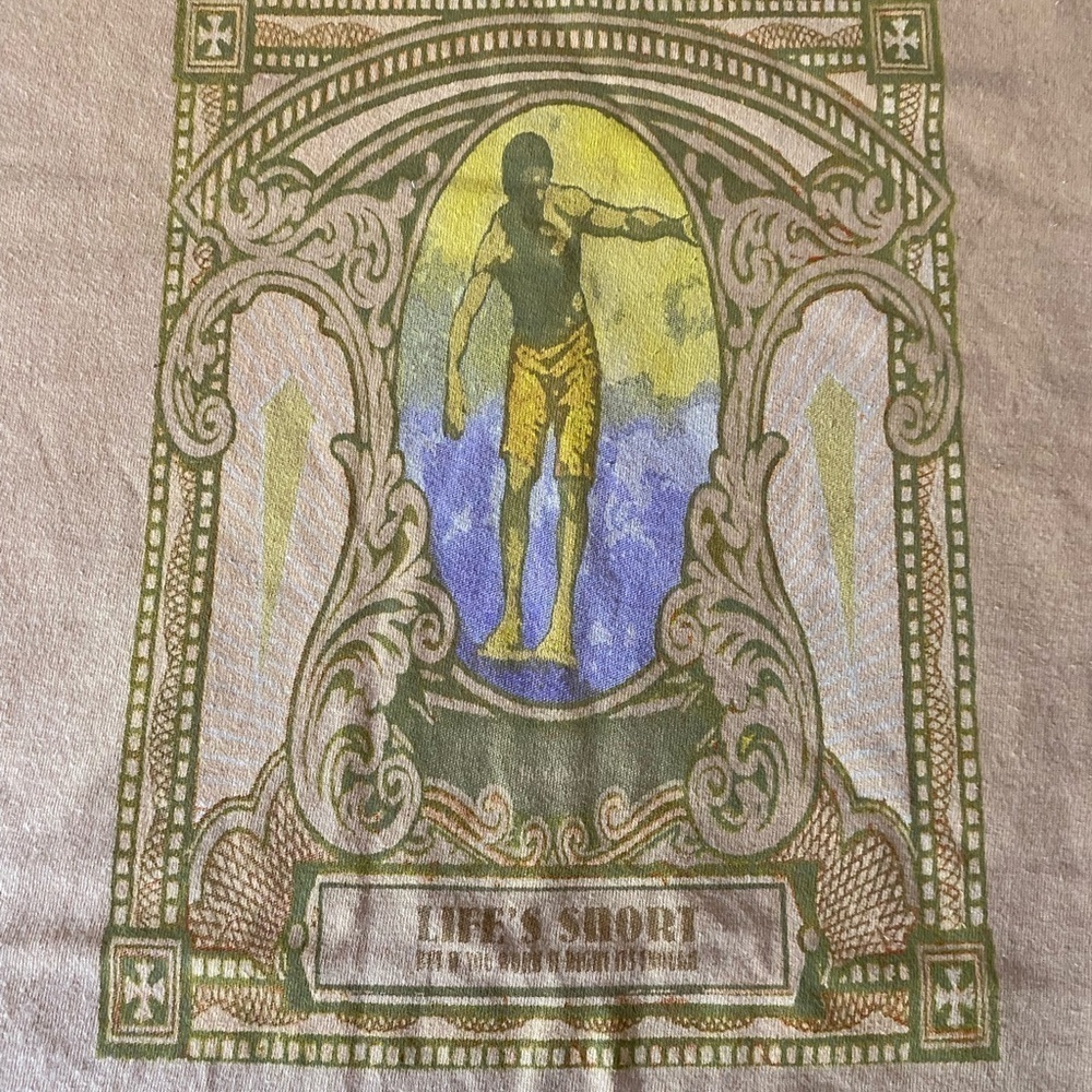 Face value apparel life’s short cotton tee xl